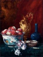 Vollon, Antoine - Still Life With Peaches